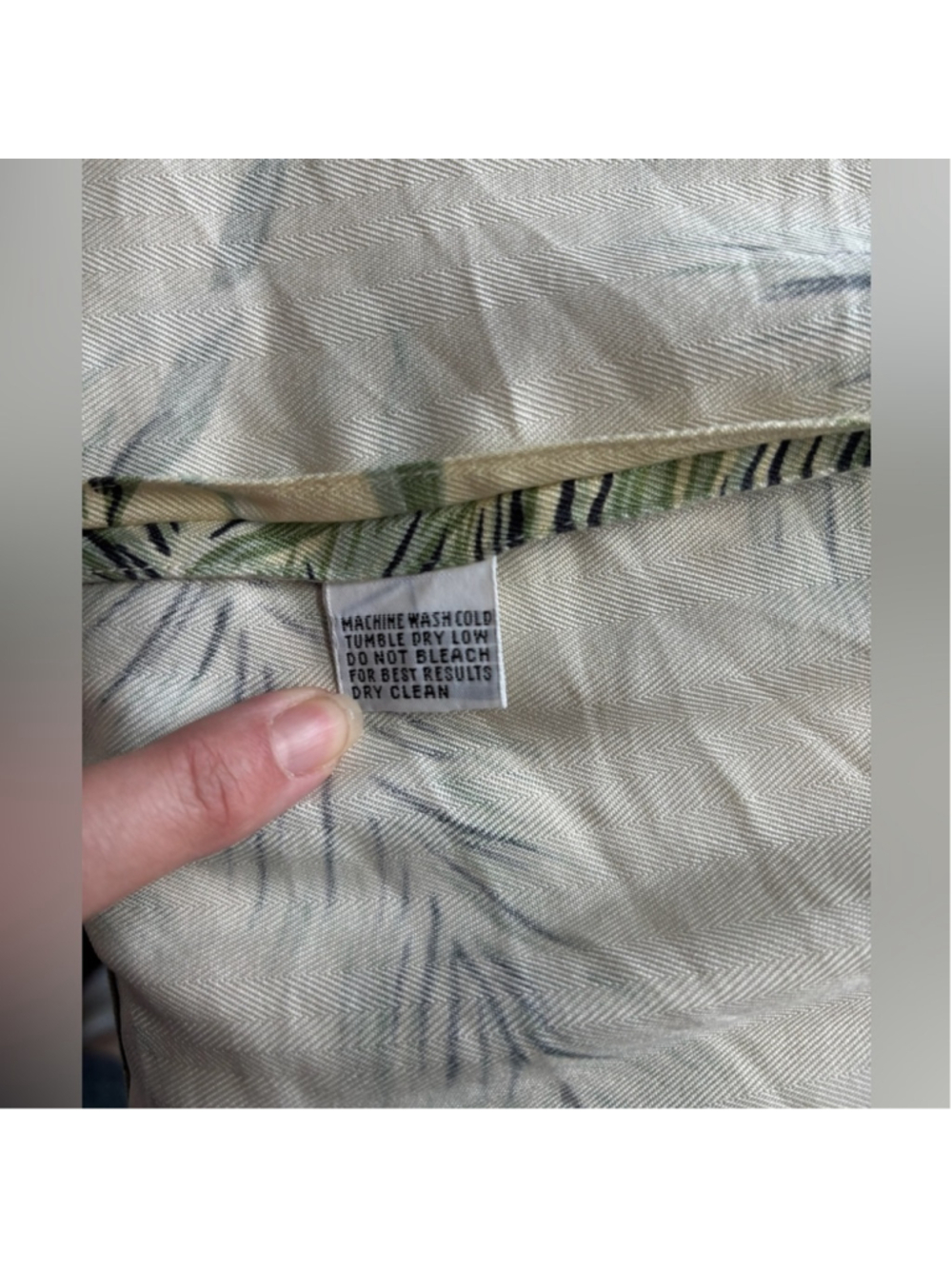 Hawaiian Silk Wrap Skirt Tommy Bahama Palm Floral Mini - green pink -small - Picture 10 of 12
